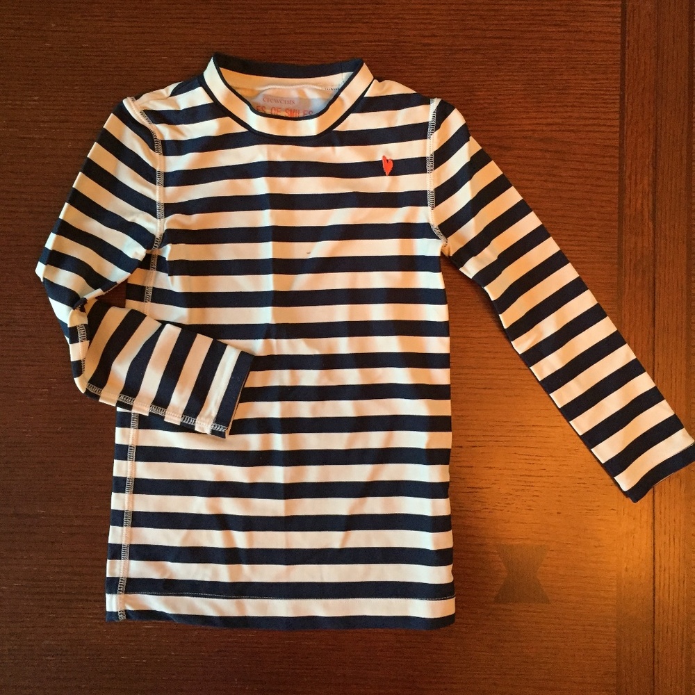 Crewcuts long sleeved rash guard girls size 4-5Y